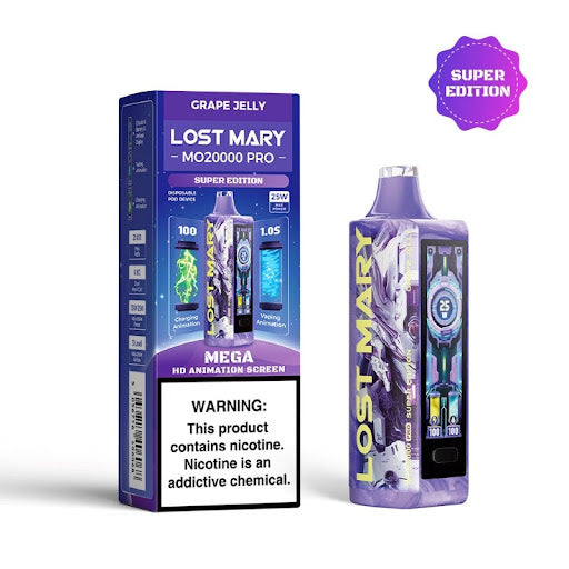 LOST MARY MO PRO GRAPE JELLY 20K|5056716406068|Pack Of|5